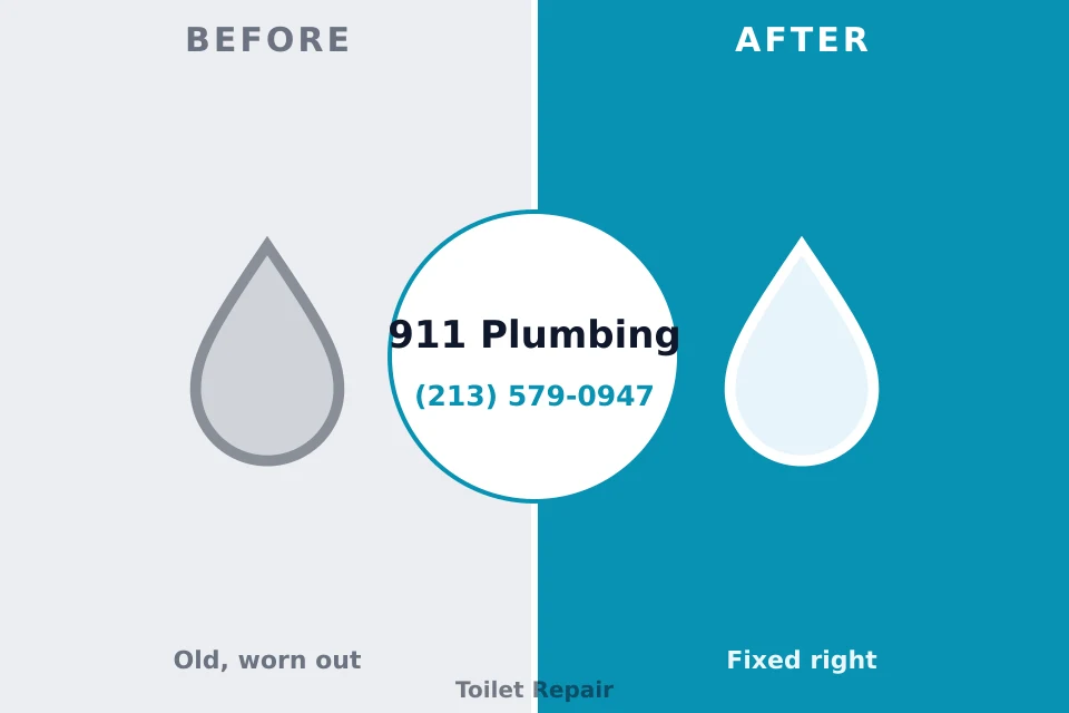 Before and after: plumbing company Natalbany, LA